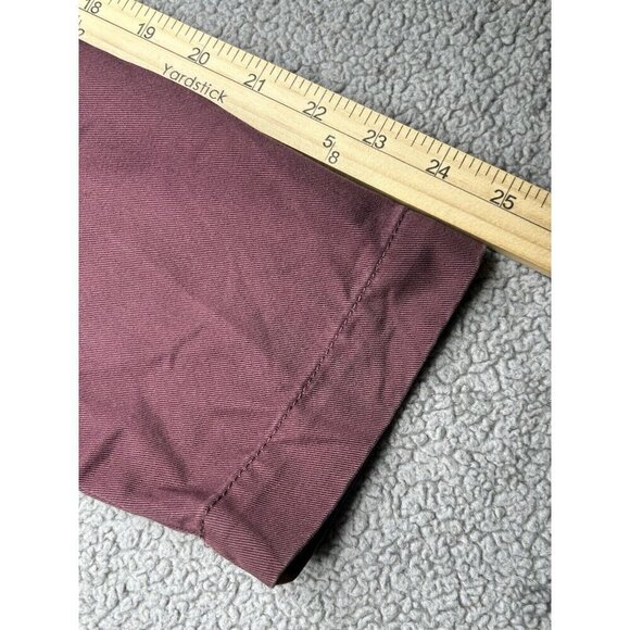 Loft Outlet Jacket Womens Medium Plum Field Jacket Cinch Tie Waist Cargo Pockets - Picture 8 of 12